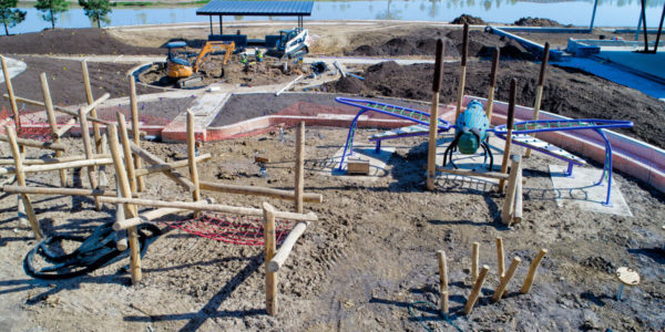 Bridgeland Dragon Fly Park Construction Progress Playground