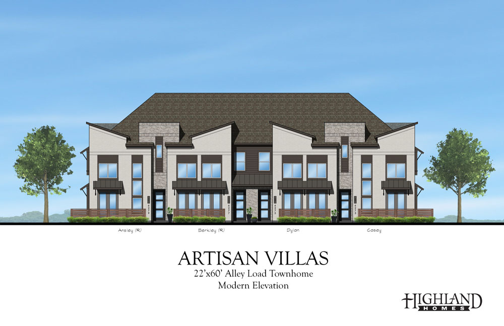 Bridgeland City Series Townhomes from Highland Homes located in Bridgeland Central
