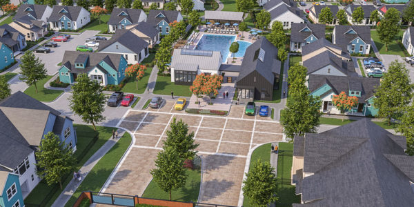 Bridgeland build-to-rent community Wingspan Entry