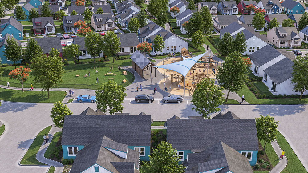 Bridgeland build-to-rent community Wingspan Park