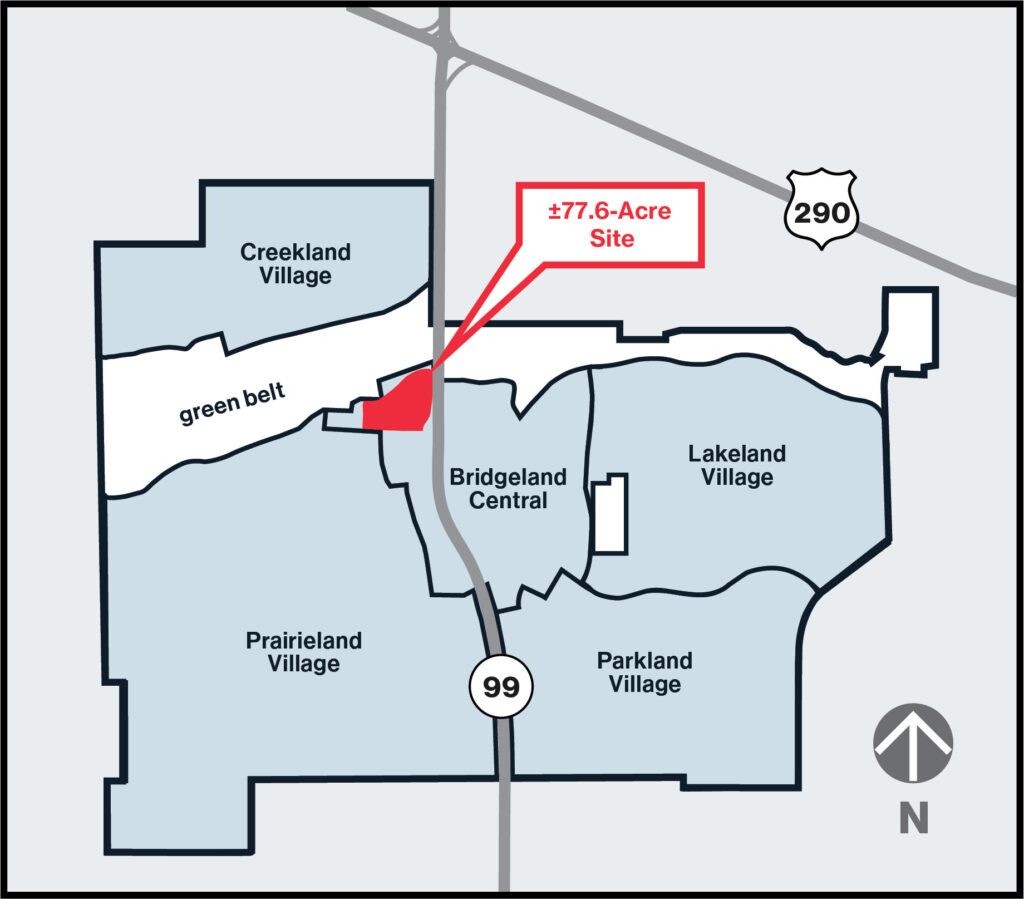 CHEVRON ACQUIRES OVER 77 ACRES IN BRIDGELAND CENTRAL